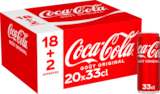 COCA-COLA ORIGINAL CANETTES - COCA-COLA - Auchan Hypermarché à Boulogne-Billancourt COCA-COLA ORIGINAL CANETTES - COCA-COLA en promo chez Auchan Hypermarché Boulogne-Billancourt à 12,30 €
