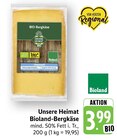 Unsere Heimat Bioland-Bergkäse bei EDEKA im Eppelborn Prospekt für 3,99 €