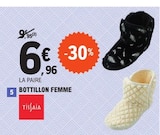 Bottillon Femme - Tissaia en promo chez E.Leclerc Belfort à 6,96 €