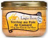 Terrine au foie de canard 50% sud-ouest - PIERRE LAGUILHON en promo chez Super U Montpellier à 4,80 €