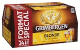 Bière d'abbaye blonde - GRIMBERGEN en promo à 11,15 € chez Intermarché Super Bière d'abbaye blonde - GRIMBERGEN dans le catalogue Intermarché Super