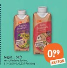 Aktuelles Trauben Direktsaft Angebot bei tegut in Würzburg ab 0,99 €