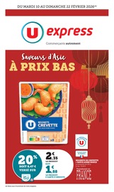 Catalogue Supermarchés U Express en cours à Saint-Étienne-Vallée-Française et alentours, "U Express", 24 pages, 10/02/2026 - 22/02/2026