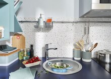 Leroy Merlin Villeneuve-d'Ascq - Pot range-couverts céramique blanc gris Promo Pot range-couverts céramique blanc gris dans le catalogue Leroy Merlin "Les tendances 2020" à Villeneuve-d'Ascq