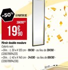 Miroir double moulure - Bricorama à Noisy-le-Grand Miroir double moulure en promo chez Bricorama Noisy-le-Grand à 19,90 €