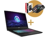 Katana A17 AI B8VF-866, Notebook, mit 17,3 Zoll Display, AMD Ryzen™ 7,8845HS Prozessor, 32 GB RAM, 1 TB SSD, NVIDIA GeForce RTX™ 4060, Schwarz, Windows 11 Home (64 Bit) Angebote von MSI bei MediaMarkt Saturn Freiberg für 1.629,99 €