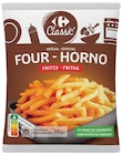 Frites au Four - CARREFOUR CLASSIC’ - Supermarchés Match à Amiens Frites au Four - CARREFOUR CLASSIC’ en promo chez Supermarchés Match Amiens à 1,35 €