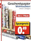 Geschenkpapier Weihnachten bei Wreesmann im Prospekt "" für 0,49 €