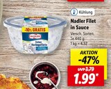 Filet in Sauce im Lidl Prospekt Filet in Sauce von Nadler im aktuellen Lidl Prospekt für 1,99 €