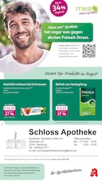 mea - meine apotheke Prospekt für Hamburg mit 4 Seiten mea - meine apotheke Prospekt für Hamburg: "Unsere August-Angebote", 4 Seiten, 01.08.2026 - 31.08.2026