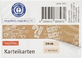 Karteikarten von Schreibwelt für 1,29 € bei Rossmann im Angebot Karteikarten von Schreibwelt im aktuellen Rossmann Prospekt