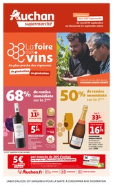 Vin Angebote im Prospekt "La foire aux vins : au plus proche des vignerons" von Auchan Supermarché Vin Angebote im Prospekt "La foire aux vins : au plus proche des vignerons" von Auchan Supermarché auf Seite 1