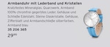Armbanduhr mit Lederband und Kristallen im Angebot bei Tchibo im Supermarkt in Kerpen Armbanduhr mit Lederband und Kristallen Angebote bei Tchibo im Supermarkt Kerpen für 29,99 €