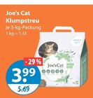 Klumpstreu im V-Markt Prospekt Klumpstreu von Joe's Cat im aktuellen V-Markt Prospekt für 3,99 €