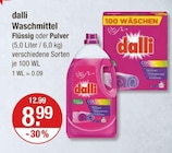 Dalli im V-Markt Prospekt Waschmittel Flüssig von dalli im aktuellen V-Markt Prospekt für 8,99 €