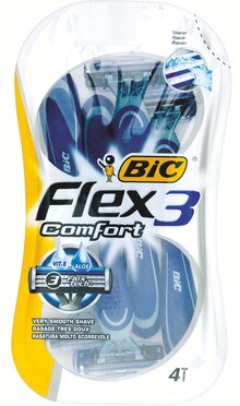 Rasoirs jetables flex 3 comfort - Carrefour Market à Toulouse Rasoirs jetables flex 3 comfort en promo chez Carrefour Market Toulouse à 4,55 €
