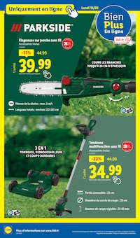 Promo Tondeuse Électrique dans le catalogue Lidl du moment à la page 18
