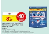 Capsules lave vaisselle powerball quantum - FINISH - Intermarché à Nanterre Capsules lave vaisselle powerball quantum - FINISH en promo chez Intermarché Nanterre à 8,39 €