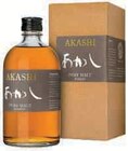 Whisky Japonais Pure Malt 40° - Akashi en promo chez Hyper U Saintes à 29,90 €