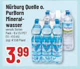 Mineralwasser im Angebot bei Trinkgut in Hildesheim Mineralwasser Angebote von Nürburg Quelle bei Trinkgut Hildesheim für 3,99 €