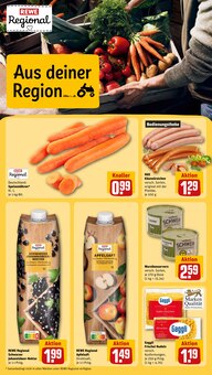 Bratwurst im aktuellen REWE Prospekt (Mannheim) Bratwurst im REWE Prospekt "Dein Markt" mit 20 Seiten (Mannheim)