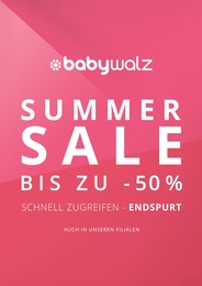 baby-walz Prospekt für Wermelskirchen mit 1 Seite baby-walz Prospekt für Wermelskirchen: "SUMMER SALE", 1 Seite, 04.04.2022 - 31.08.2022