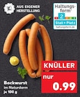 Bockwurst von AUS EIGENER HERSTELLUNG im aktuellen Kaufland Prospekt für 0,99 €