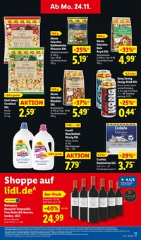 Energydrink im aktuellen Lidl Prospekt (Jena) Energydrink im Lidl Prospekt "LIDL LOHNT SICH" mit 44 Seiten (Jena)