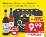 Radeberger Pilsner oder Alkoholfrei bei Netto Marken-Discount im Prospekt "" für 9,99 €