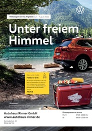 Volkswagen Prospekt für Wackersberg b Bad Tölz: Endlich wieder Sommer, 1 Seite, 01.06.2022 - 31.08.2022