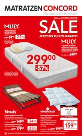 Aktueller Matratzen Concord Prospekt mit Matratze, "AUS LIEBE ZU GUTEM SCHLAF", Seite 1