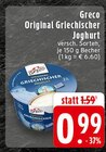 Aktuelle Feinkostlebensmittel Angebote bei EDEKA in Wuppertal Aktuelles Original Griechischer Joghurt Angebot bei EDEKA in Wuppertal ab 0,99 €