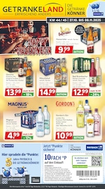 Getränkeland Getränkemärkte Prospekt der aktuellen Woche mit 6 Seiten, gültig von 27.10.2025 bis 08.11.2025, in Ammersbek und Umgebung Aktueller Getränkeland Getränkemärkte Prospekt in Ammersbek und Umgebung, "Die Getränkekönner" mit 6 Seiten, 27.10.2025 - 08.11.2025
