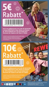 Aktueller REWE Prospekt "Dein Markt" für Cham Aktueller REWE Prospekt für Cham mit Seiten