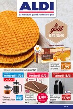 Catalogue Aldi "Le goût de nos régions", 20 pages, à Ruelisheim, 14/01/2020 - 20/01/2020 Prospectus Aldi "Le goût de nos régions", 20 pages, à Ruelisheim, 14/01/2020 - 20/01/2020