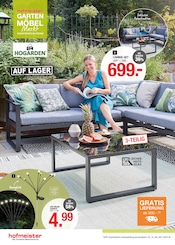 Aktueller hofmeister Prospekt mit Couchtisch, "GARTENMÖBELMarkt", Seite 6