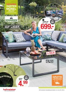 Sofa im hofmeister Prospekt "GARTENMÖBELMarkt" mit 20 Seiten (Heilbronn)