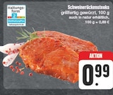 EDEKA Reinsberg - Schweinerückensteaks Angebot im Prospekt Schweinerückensteaks bei EDEKA im Reinsberg Prospekt für 0,99 €