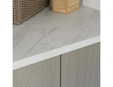 Plan de travail aspect marbre blanc l.240 x P.62 x Ép. 3,8 cm en promo chez Brico Dépôt Cannes à 69,90 €