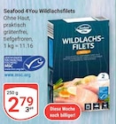 Wildlachsfilets Angebote von Seafood 4You bei GLOBUS Erlangen für 2,79 €