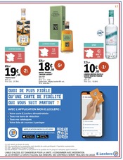 Whisky Angebote im Prospekt "TOUT CE QUI COMPTE POUR VOUS EXISTE À PRIX E.LECLERC" von E.Leclerc Whisky Angebote im Prospekt "TOUT CE QUI COMPTE POUR VOUS EXISTE À PRIX E.LECLERC" von E.Leclerc auf Seite 17