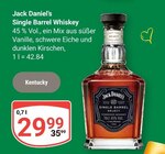 Aktuelle Jack Daniels Angebote bei GLOBUS in Weinheim Aktuelles Single Barrel Whiskey Angebot bei GLOBUS in Weinheim ab 29,99 €