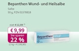 Wund- und Heilsalbe bei mea - meine apotheke im Prospekt "" für 9,99 €