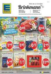 Aktueller EDEKA Supermarkt Prospekt in Augustdorf und Umgebung, "Aktuelle Angebote" mit 24 Seiten, 22.09.2025 - 27.09.2025