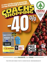 Catalogue Spar à Boulogne-Billancourt, avec 8 pages Prospectus Spar à Boulogne-Billancourt, "Les coachs shopping", 8 pages, 15/06/2022 - 26/06/2022