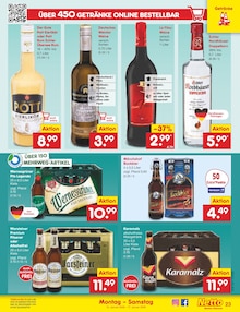 Bier im Netto Marken-Discount Prospekt "Aktuelle Angebote" mit 54 Seiten (Pirna)