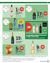 Promos Champagne dans le catalogue "Vague de fraîcheur sur votre budget" de E.Leclerc Champagne en promo dans le catalogue E.Leclerc à la page 9