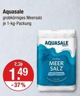 grobkörniges Meersalz im V-Markt Prospekt grobkörniges Meersalz von Aquasale im aktuellen V-Markt Prospekt für 1,49 €