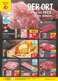 Netto Marken-Discount Fleisch im Prospekt 