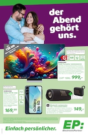 Samsung im EP: Prospekt in Passau Aktueller EP: Prospekt mit Samsung, "der Abend gehört uns.", Seite 1